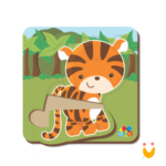 Quebra Cabeça Baby Tigre
