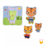 Quebra cabeça progressivo - Família Tigre - Imagem 2