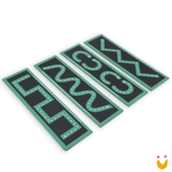 Placas de habilidade de pré escrita