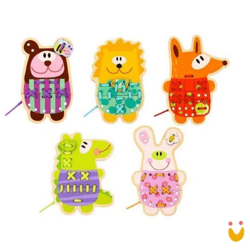 Alinhavo 5 em 1 - Animais - Imagem 1