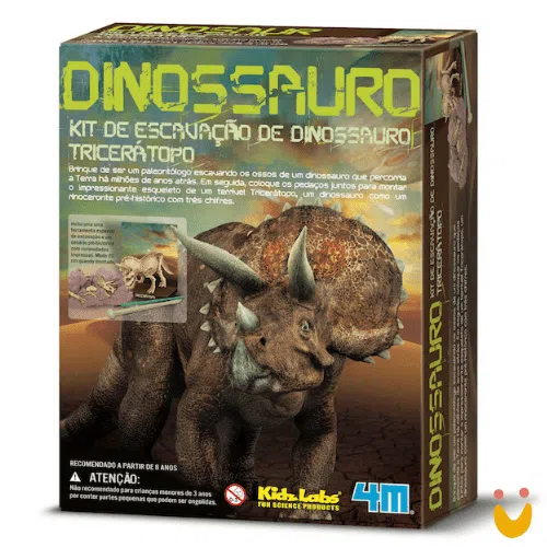 Kit de Escavação de Dinossauro Triceratopo - Imagem 12
