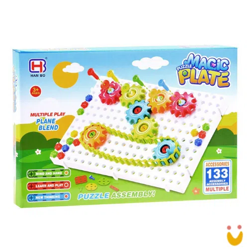 brinquedo-educativo-criativo-placa-magica-ludopia Placa Mágica - 133 peças - Imagem 1