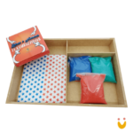 Caixa de Areia + Letras e Números Texturizados