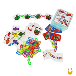 Lig Lig cores, sequências, alfabeto e números