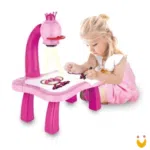 Mesa Projetora Para Desenhar Rosa Play e Learn Multikids