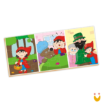 Quebra Cabeças Sequência Lógica Chapeuzinho Vermelho - Imagem 2