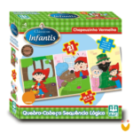 Quebra Cabeças Sequência Lógica Chapeuzinho Vermelho