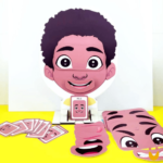 Expressões faciais frente e verso Preto - Imagem 2