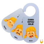 Como estou hoje - Aviso de Porta Menina