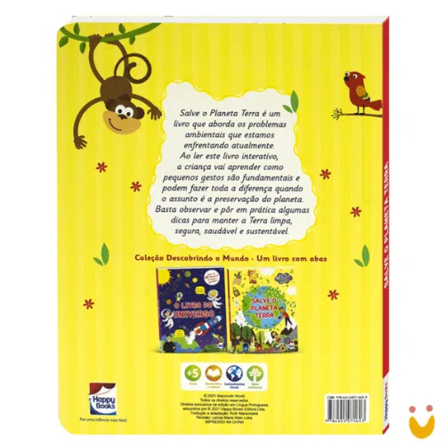 Descobrindo o Mundo - Um livro com abas: Salve o planeta Terra - Imagem 3