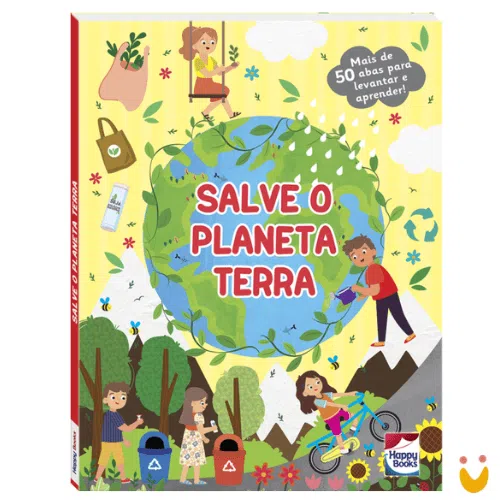Descobrindo o Mundo - Um livro com abas: Salve o planeta Terra - Imagem 1