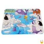 Quebra Cabeça Tátil Animais da neve - Imagem 3