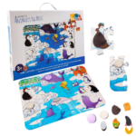 Quebra Cabeça Tátil Animais da neve - Imagem 4