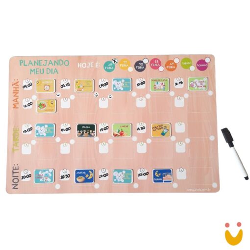 Quadro Planejando Meu Dia - Imagem 2