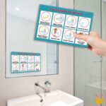 Adesivo Passo a Passo - Escovando os Dentes- Menino