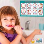 Adesivo Passo a Passo - Escovando os Dentes- Menino - Imagem 3