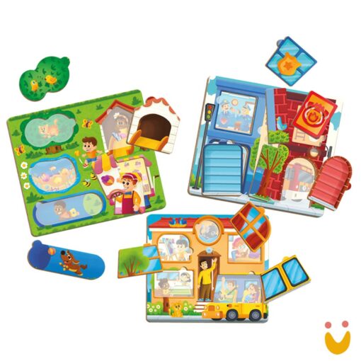 Ache e Encaixe Minha Cidade Montessori - Imagem 2