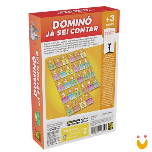 Jogo Dominó Já Sei Contar - Imagem 4