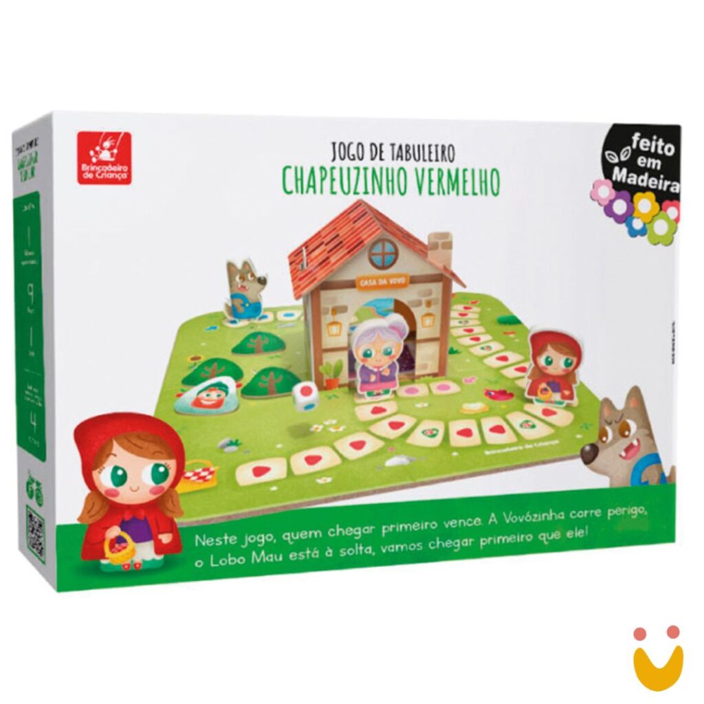 Jogo de Tabuleiro Chapeuzinho Vermelho