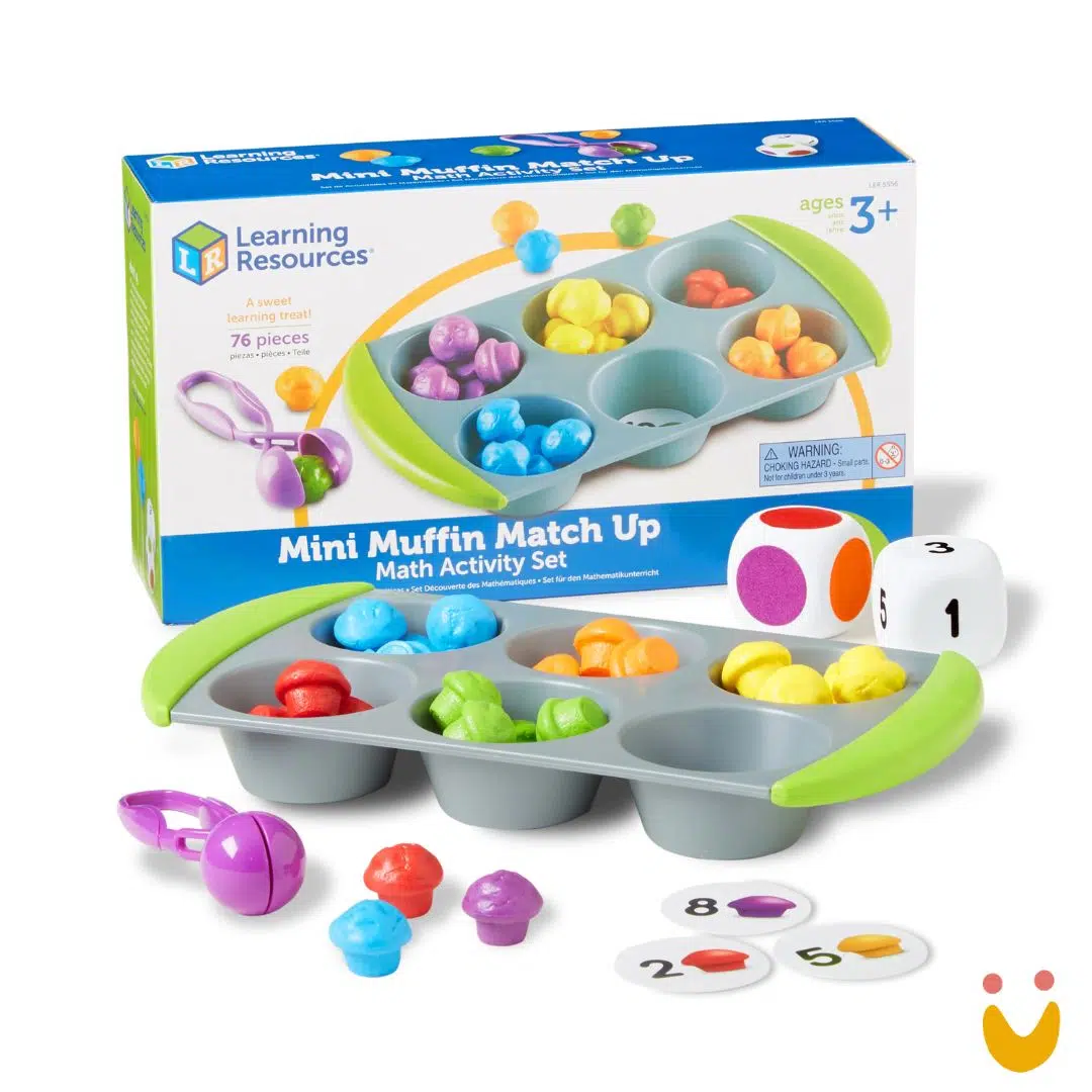 Brinquedo-educativo-jogo-mini-muffim-match-up-learning-resources-ludopia-4 Jogo Mini Muffin Match Up - Imagem 1
