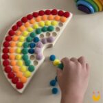 Arco-íris de Pompons - Colorido - Imagem 2