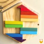 Painel Sensorial Colmeia - Barras Horizontais - Imagem 3