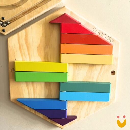 Painel Sensorial Colmeia - Barras Horizontais - Imagem 3