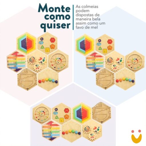 Painel Sensorial Colmeia - Roda Gigante - Imagem 5