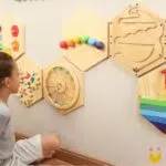 Painel Sensorial Colmeia - Formas de Encaixe - Imagem 5