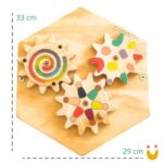 Painel Sensorial Colmeia - Engrenagens - Imagem 2