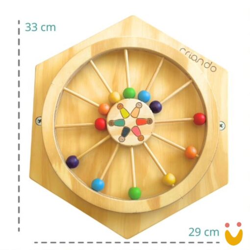 Painel Sensorial Colmeia - Roda Gigante - Imagem 3