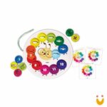 Alinhavos Centopeia Cores e Números - Imagem 2