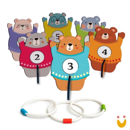 Jogo de Argolas Ursinhos - Imagem 2