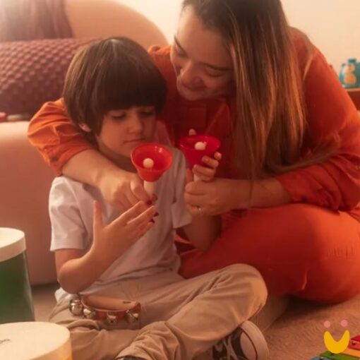 Sinos de Mão Kidzzo Coloridos Kit com 8 - Imagem 2