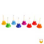 Sinos de Mão Kidzzo Coloridos Kit com 8