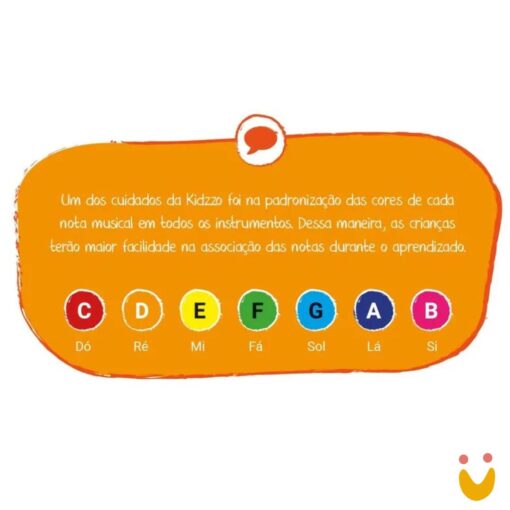 Sinos de Mão Kidzzo Coloridos Kit com 8 - Imagem 5