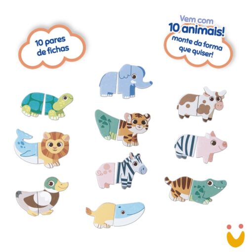 Jogo de Encaixe - Metadinhas - Imagem 2