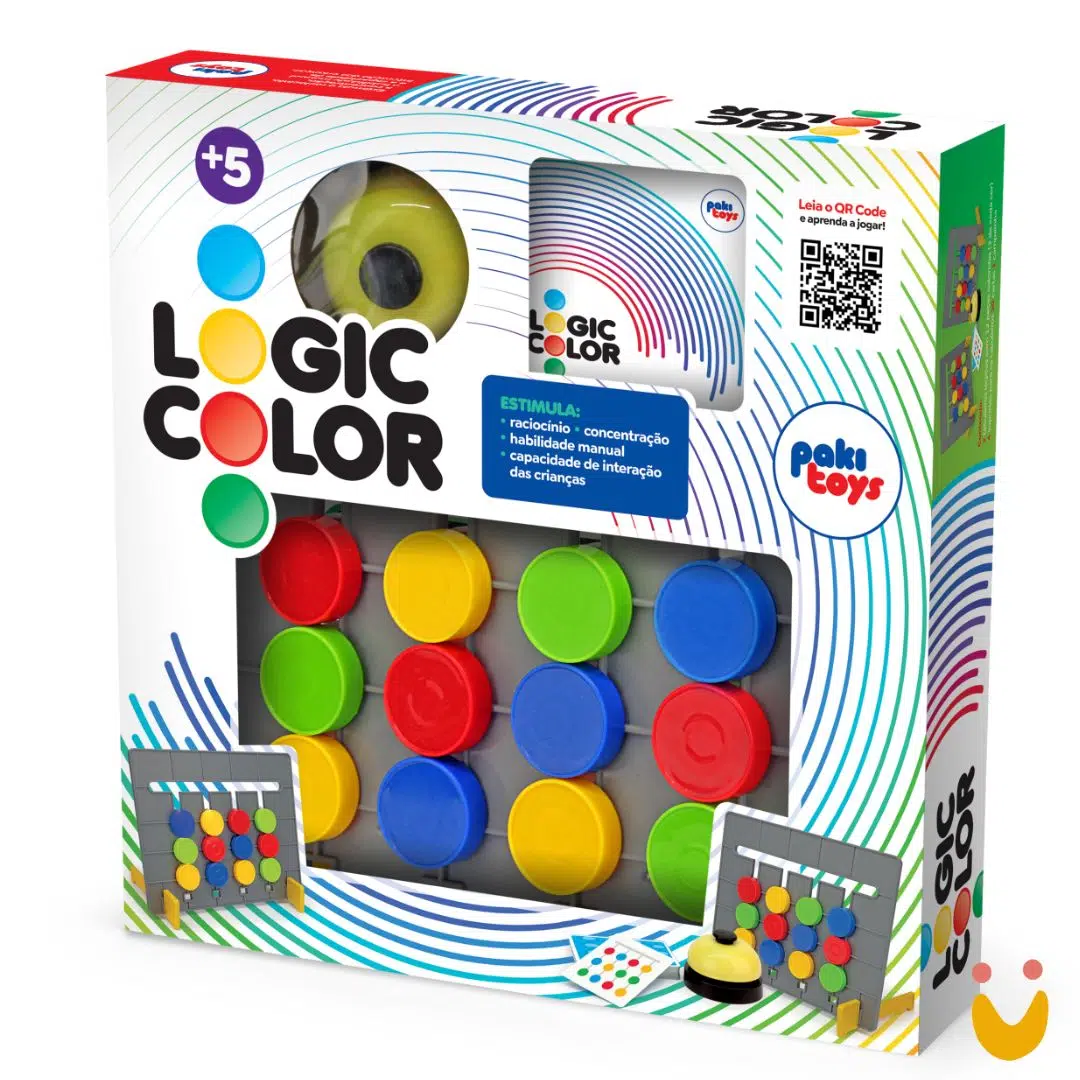 Brinquedo-educativo-jogo-logic-color-ludopia-2 Jogo Logic Color - Imagem 1