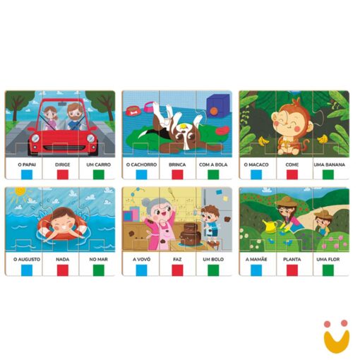 Jogo e Quebra-cabeça Primeiras Frases - Imagem 4