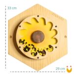 Painel Sensorial Colmeia - Girassol