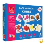 Quebra cabeça Cadê meu par - Cores