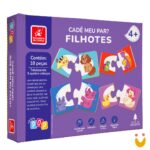 Quebra cabeça Cadê meu par - Filhotes