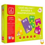 Quebra cabeça Cadê meu par - Divisão e multiplicação