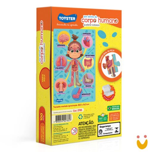 Quebra cabeça Por dentro do Corpo Humano - Imagem 3