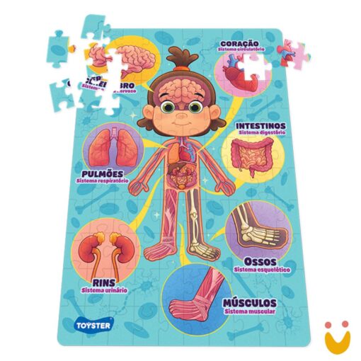 Quebra cabeça Por dentro do Corpo Humano - Imagem 2
