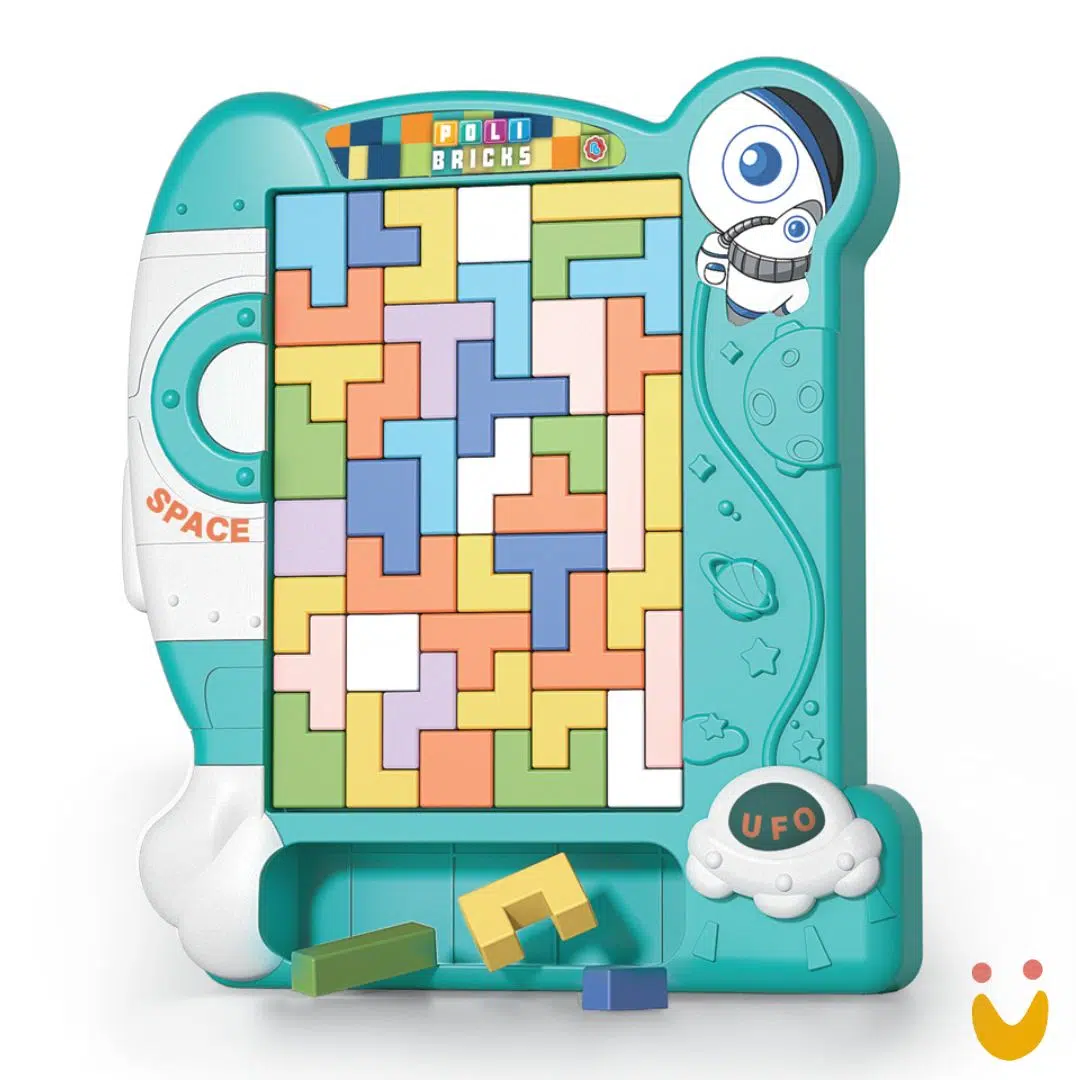 Encaixe Tetris Poli Bricks - Imagem 1