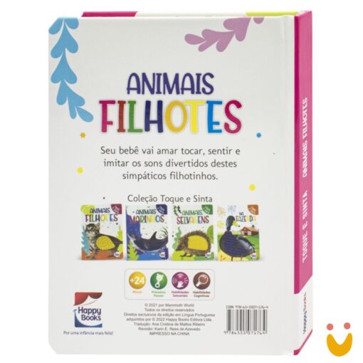 Livro Toque e Sinta II: Animais Filhotes - Imagem 4