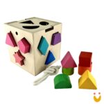 Cubo de encaixe das formas