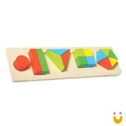 Encaixe divertido formas e frações