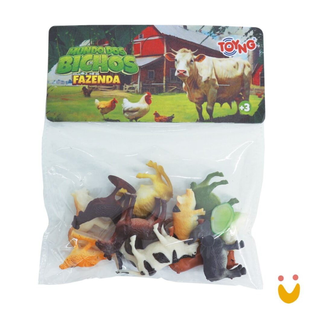 Animais da Fazenda – 12 peças